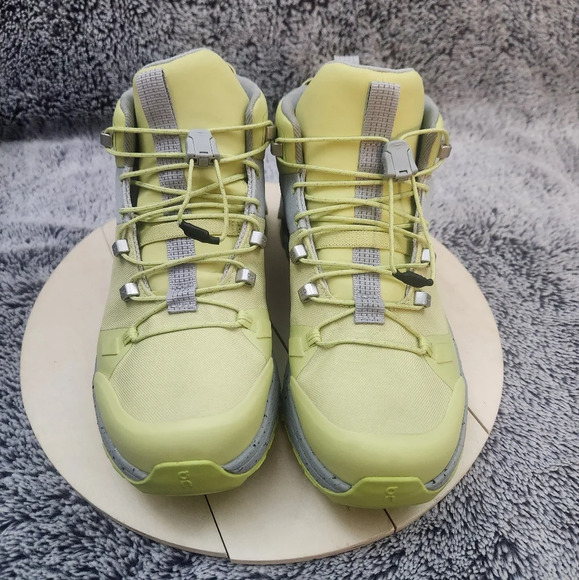 On Cloud "Cloudtrax" Women's Waterproof Hiking Boots Size 6.5 Glacier/Zest NWOB - Picture 3 of 8